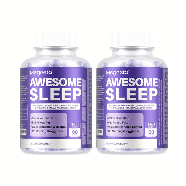 MEGNETA Awesome Sleep Supplement Melatonin 10mg (60 Capsule)